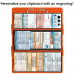 WhiteCoat Clipboard® Trifold - Orange Critical Care Edition